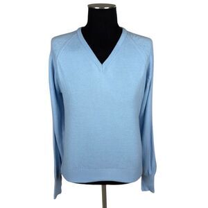 Vintage Par Four Golf Baby Blue V-Neck‎ Sweater - Men’s L
